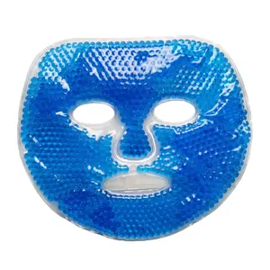 Masker Wajah Gel Es Manik-manik, Dapat Digunakan Kembali untuk Wajah Kompres Panas Dingin Masker Perawatan Kulit Perlengkapan Kecantikan Gel
