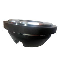 Haut-parleur à compression Yicheng de haute qualité, diaphragme en titane de 3,9 pouces, 99,2 mm, métal et plastique, 120 W-220 W, sensibilité de 96 dB