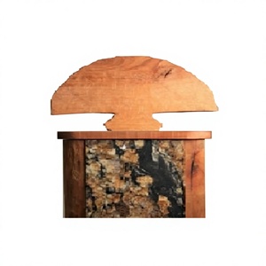 B.S. INTERNATIONAL American Style Natural Wooden Adult Cremation Urn Burial Option Customizable Designs 200/220 Cubic Inch - Product Image 4