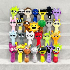 31 Designs, Peluches Realistas y Adorables, Novedad 2025, Sprunki de Peluche, Sacry Sprunki Mod Gray <span class=keywords><strong>Simon</strong></span> Wenda, Peluche Sprunki para Niños - Product Image 2