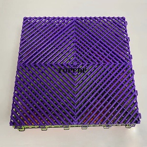 กระเบื้องปูพื้นโรงรถพลาสติกคุณภาพสูงแบบประกบกัน ขนาด 40x40 ซม. - Product Image 5