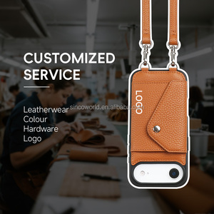 เคสโทรศัพท์หนังสะพายข้างสุดหรูพร้อมกระเป๋าสตางค์สำหรับผู้หญิงที่มีสายคล้องที่ออกแบบอย่างมีสไตล์สำหรับ iPhone 17 Pro Max - Product Image 2