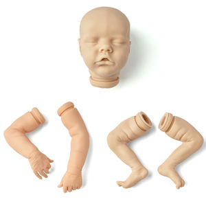 Npk-Kit de <span class=keywords><strong>Reborn</strong></span> pour bébé, 17 pouces, vinyle, Twin B, pièces de poupée non peintes et non finis, bricolage, vierges - Product Image 3