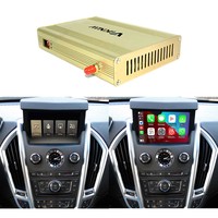 Boîtier de décodeur de voiture Viknav avec mise à niveau de l'interface système Linux, compatible avec Cadillac SRX 2009 2010 2011 2012, CarPlay sans fil, Android Auto