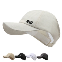 Casquette de baseball personnalisée brodée pour femme, ajustable, à visière ouverte, respirante, protection solaire, style sport et mode, vente en gros