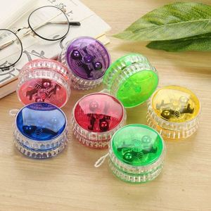 Yoyo personnalisé pour enfants, jouet en plastique coloré, compact, léger, lumineux, avec cordon de tirage, pour les entreprises - Product Image 4