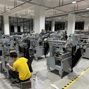 Macchina avvolgitrice a flusso orizzontale automatica ad alta velocità cracker di zucchero di riso tagliatelle biscotti-pellicola di plastica confezionatrice - Product Image 5