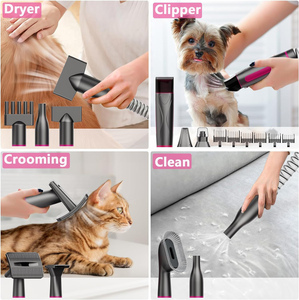 Aspirateur électrique intelligent 3 en 1 haute puissance <span class=keywords><strong>pour</strong></span> <span class=keywords><strong>toilettage</strong></span> d'animaux domestiques, <span class=keywords><strong>souffleur</strong></span> de poils d'animaux, tondeuse à ongles <span class=keywords><strong>pour</strong></span> <span class=keywords><strong>chien</strong></span> et chat - Product Image 3
