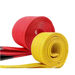 5 tonnes 2 tonnes 10 tonnes polypropylène industriel porteur 4.5mm d'épaisseur 12.7m ceinture suspendue plate haute résistance <span class=keywords><strong>Double</strong></span> boucle anneau - Product Image 1