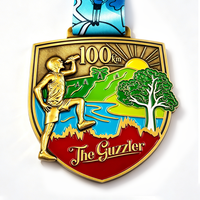 Concevez Votre Propre Médaille Personnalisée en Alliage de Zinc, Sportive, pour Marathon, avec Logo en Métal