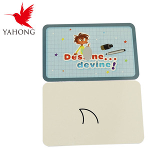 Estudiante <span class=keywords><strong>2</strong></span> en 1 Reutilizable Hablar Idioma Escritura a mano Tarjetas Flash Juguete de aprendizaje con palabras a la vista Limpiar Tarjetas Flash para niños - Product Image 6