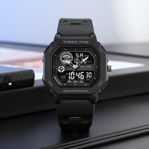 Orologio SKMEI 2641 Dual Time da Uomo, Vendita Calda, Orologio da Polso Analogico Digitale Multifunzionale con Cronografo Elettronico - Product Image 5