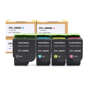 E-News CFL-350HKCMY Toner Cartridge Compatible With A280CN C280CN Printer Color Powder <b>Box</b> - Product Image 3
