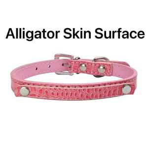 Collar de perro con diamantes de imitación de lujo personalizado con letras de nombre DIY, suministros para mascotas, Collar de perro de cuero PU ajustable - Product Image 4