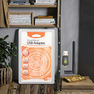 工場直販 AC600Mbps デュアルバンド ワイヤレス<span class=keywords><strong>USB</strong></span> WiFiネットワークカード 外付けアンテナ付き PC/ノートパソコン用 在庫あり - Product Image 4