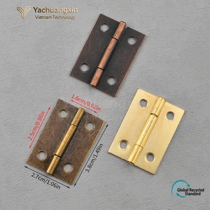 16x Charnières en fer galvanisé de 25 mm pour boîtes à bijoux, artisanat en bois, portes de placards, meubles - Vente en gros - Product Image 6