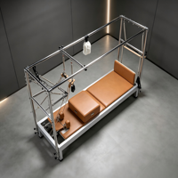 Table de Pilates Cadillac Reformer Trapeze Professionnelle en Aluminium AUGER pour Studio et Gym - Équipement de Fitness Commercial