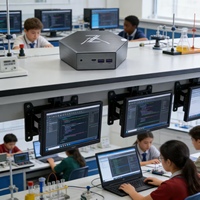 Mini PC Robusto para Exteriores Anbi, de Amplio Rango de Temperatura, para Estudios de Campo y Oficinas Temporales en Obras de Construcción