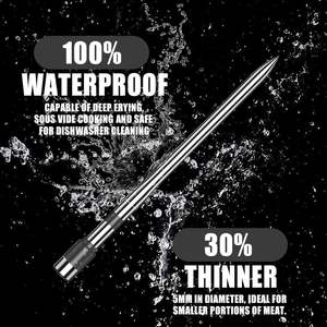 Termometro per Carne Wireless Antela con Display LCD Bluetooth, Controllo tramite App, Impermeabile IP67, Strumento da Cucina - Product Image 3