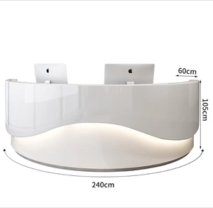 Diseño de montaje rápido de tamaño personalizado, fabricante de escritorio de recepción de escritorio de transmisión profesional líder en China - Product Image 6