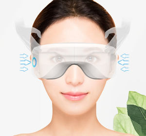 Masajeador de ojos con microordenador recargable, masaje de ojos multifuncional, enfermera, protección ocular, vibración, compresa caliente, música - Product Image 5