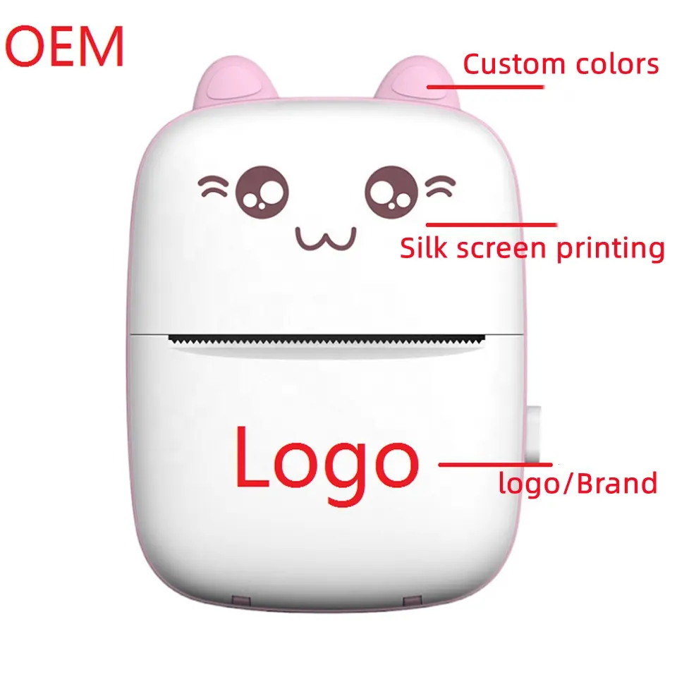 Hot Sale USB Portable Wireless 200dpi Mini Printer Kids Study Wrong Question Printing Pocket Photo Printer