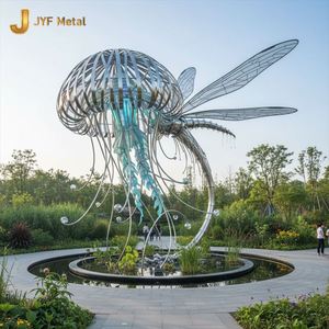 Escultura de Acero Inoxidable Impermeable de Estilo Art Deco EX601 con Acabado de Espejo Colorido para Decoración del Hogar, Vestíbulo de Hotel y Uso en Exteriores - Product Image 2