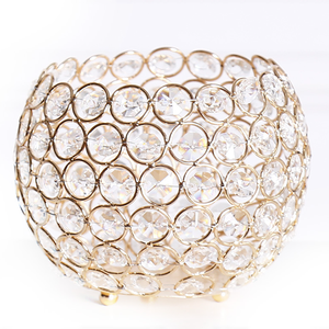 ที่ใส่เทียนทีไลท์ทำจากโลหะหรูหราชามตะเกียงกลวงและโหลเทียนสำหรับวันคริสต์มาสและวันวาเลนไทน์ - Product Image 2