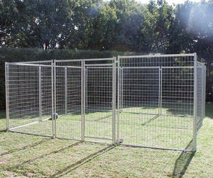 Easy to Install Heavy Duty <strong>Dog</strong> Cage With Gate Panels for America Steel Iron Aluminum Metal Hot Dip Galvanized <strong>Dog</strong> <strong>Kennels</strong> - Product Image 5