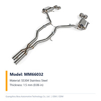 Système d'échappement Catback Valvetronic SS304 avec silencieux pour Mercedes Benz C280 C300 W204 3.0 2008-2014 Sonorisation Sportive