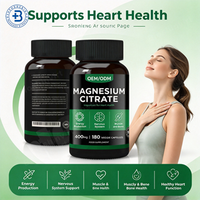 Capsules de complexe de citrate de magnésium B6 OEM – Complément alimentaire pour le soutien général