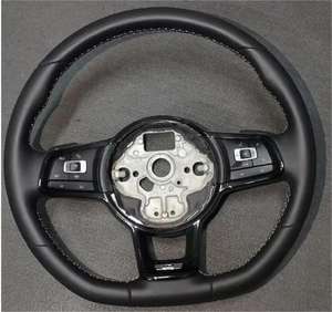 Volant en fibre de carbone pour Volkswagen W <span class=keywords><strong>Golf</strong></span> 6 <span class=keywords><strong>7</strong></span> Gtd Tdi R vw up Amarok Eos Transporter T-roc Beetle Polo <span class=keywords><strong>Gt</strong></span> tiguan R <span class=keywords><strong>Line</strong></span> - Product Image 1