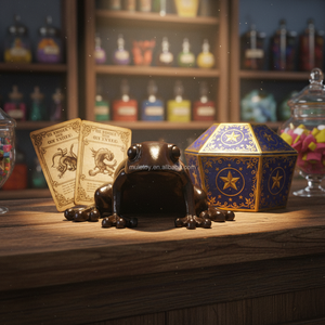 Offre Spéciale : Miniature de grenouille en résine artisanale de <span class=keywords><strong>Harry</strong></span> <span class=keywords><strong>Potter</strong></span> – Cadeau unique pour les fans - Product Image 1