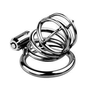 Roestvrijstalen Mannelijke Kuisheidsapparaat Sexx Speelgoed Mannelijke Kuisheid Kooien Met Penisringen - Product Image 2