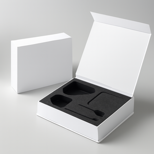 लक्जरी चुंबकीय कॉस्मेटिक बॉक्स. कठोर मैट लैमिनेशन के साथ प्रीमियम उपहार सेट, उपहार, शादी और विशेष अवसरों के लिए एकदम सही - Product Image 3