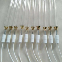 Tube chauffant eau plaquée or Tube de quartz eau plaquée or 6% ~ 12% Teneur en or