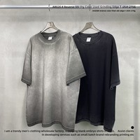 T-shirt rétro tendance de la nouvelle collection été, logo personnalisé, t-shirts en coton blancs 275g pour hommes