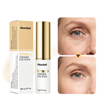 Stick Crème Contour des Yeux au Rétinol Danchel Transfrontalier – Formule Hydratante Riche en Céramides – Atténue les Ridules et les Cernes – Pour Hommes et Tous Types de Peau