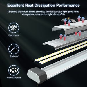 <b>LED</b> Batten Light 100W 120W 1.1m Ceiling Surface Mounted Slim <b>LED</b> <b>Tube</b> Lights 5000K Neutral White for Office, Shop, Garage, - Product Image 4