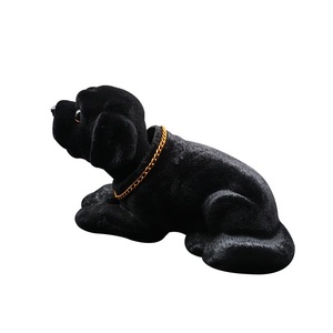 Nodding <span class=keywords><strong>Dog</strong></span> Engraçado Shaking Head Resina Toy Cute Bobblehead Puppy Dolls Car Dashboard Interior Kits Proteção - Product Image 2