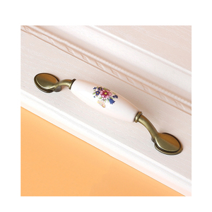 Trung Quốc thực hiện cổ điển đôi lỗ gỗ nội thất cửa Tủ Ngăn Kéo gốm xử lý - Product Image 1