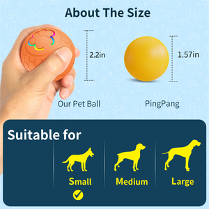 Bola rodante interactiva inteligente recargable por USB, juguete <span class=keywords><strong>para</strong></span> mascotas <span class=keywords><strong>para</strong></span> gatos, <span class=keywords><strong>perros</strong></span> y gatitos, regalo de entrenamiento divertido <span class=keywords><strong>para</strong></span> amigos peludos - Product Image 5