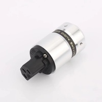 Europäischer amerikanischer Standard-HiFi-Audio-Stecker Gold-Rhodium-beschichtet für Mobiltelefone Verwenden Sie den OTP-Aluminiumschalen-Netzteil adapter