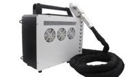Machine de nettoyage au laser à fibre pulsée portative PFT 200W, haute efficacité pour le nettoyage du bois, du métal, de la pierre, des couches de peinture, nouvelle