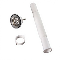 Tuyau de vidange linéaire cylindrique multicolore de style italien HJSJ pour éviers de serpillière, flexible, anti-odeur, avec filtre, tuyau de drainage personnalisé