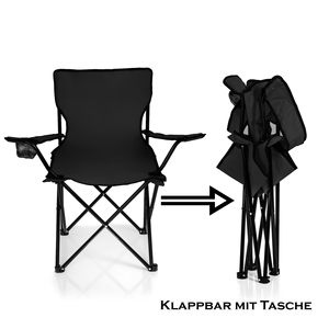 Chaise pliante en aluminium d'extérieur, chaise de jardin pliable, chaise portable pour le camping, le pique-nique, les loisirs et la pêche - Product Image 2