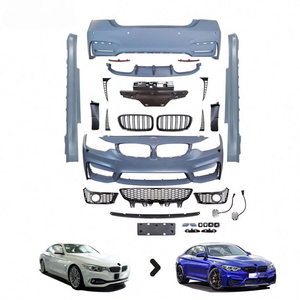 Kit de pare-chocs avant et arrière F32 F33 F36, style <span class=keywords><strong>M4</strong></span>, kit carrosserie complet, jupe latérale pour <span class=keywords><strong>BMW</strong></span> Série 4 F32 F33 F36, mise à niveau des kits carrosserie <span class=keywords><strong>M4</strong></span> - Product Image 1