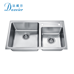 Plato doble fregadero de la cocina de fabricación <span class=keywords><strong>Cuenca</strong></span> del lavabo fregadero de la cocina - Product Image 1
