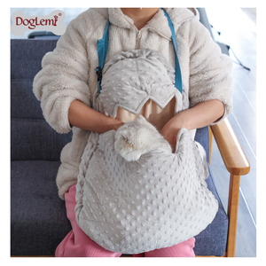 Lüks Modern kapalı/açık köpek taşıyıcı çift omuz taşınabilir seyahat sırt çantası evcil ön çanta tasarımı için uyku çanta ile - Product Image 4