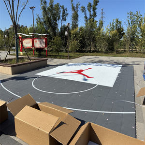 Baldosas <span class=keywords><strong>de</strong></span> <span class=keywords><strong>Cancha</strong></span> <span class=keywords><strong>de</strong></span> PP con enclavamiento para exteriores para niños DIY <span class=keywords><strong>de</strong></span> fácil instalación, <span class=keywords><strong>cancha</strong></span> <span class=keywords><strong>de</strong></span> baloncesto antideslizante para aplicaciones deportivas - Product Image 2
